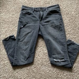 Universal thread sz 10 high rise skinny grey denim